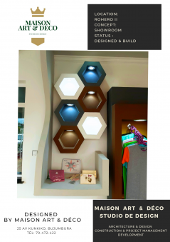 INTERIOR DESIGN D'UN SHOWROOM COMMERCIAL