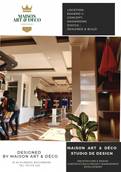 INTERIOR DESIGN D'UN SHOWROOM COMMERCIAL